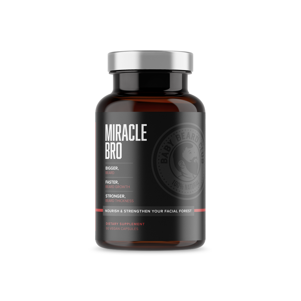 Miracle Bro Beard Growth Supplement.